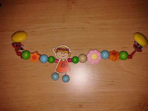 Kinderwagenkette aus holz - aus,