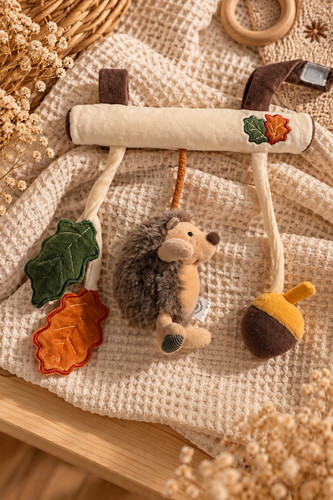 Kinderwagenkette mit igel - kinderwagenkette, igel-