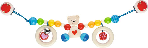 Kinderwagenkette herzbär mit - herzbär,